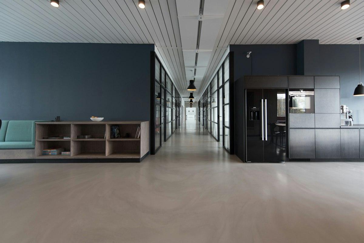 A tidy office workspace ready for business after a corporate relocation
